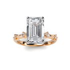 Lucille - 3 Carat Emerald Cut Engagement Ring