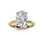 Athena - 3 Cart Oval Cut Engagement Ring